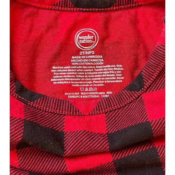 Red Wonder NationHoliday Dress Size 2T - Picture 3 of 3